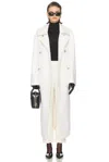 Totême Shield Coat In White