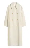 Totême Shield Wool-blend Coat In White