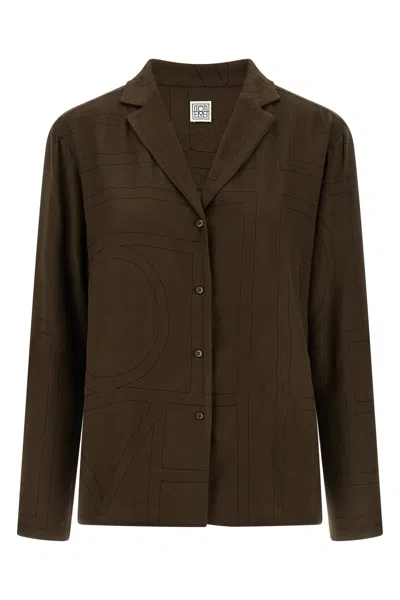 Totême 'toteme' Shirt In Brown