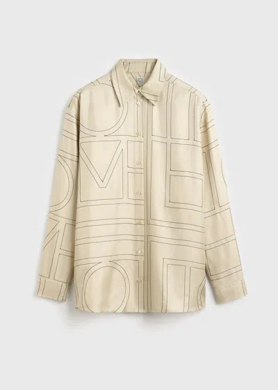 Totême Toteme Shirt In Neutral