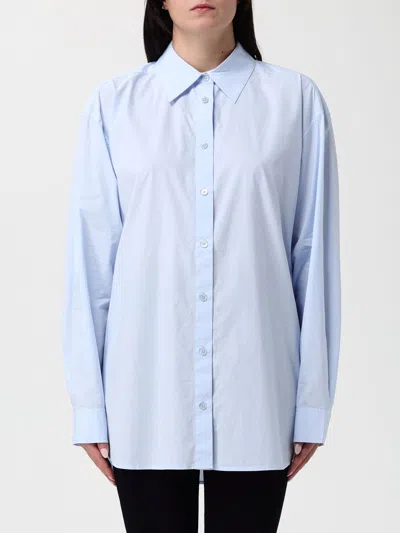 Totême Shirt Toteme Woman Color Gnawed Blue