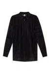 Totême Toteme Shirt With Monogram In Black