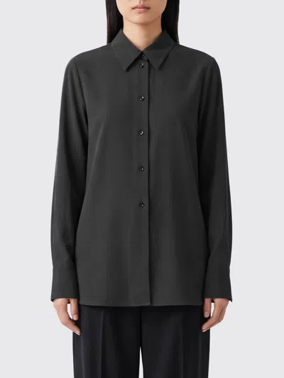Totême Toteme Shirt Woman Color Black In Gray