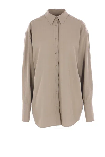 Totême Toteme Shirts In Neutral