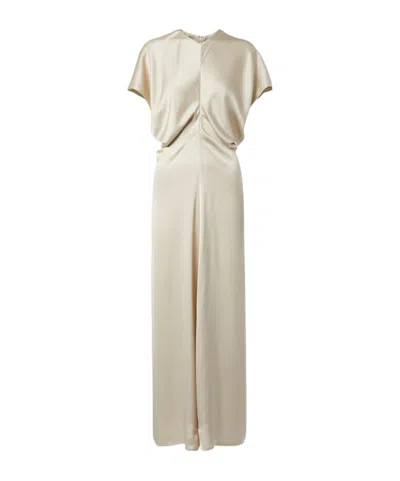 Totême Short Sleeve Dress In Neutral