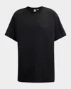 Totême Short-sleeve Straight Cotton T-shirt In Black