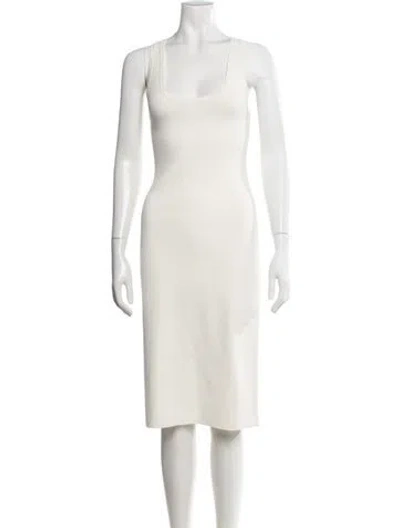 Pre-owned Totême Short Tank Dress Midi Length Dress In Neutral