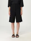 Totême Short Toteme Woman Color Black In Black