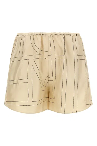 Totême 'toteme' Shorts In Neutral