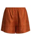 Totême Toteme Shorts In Orange