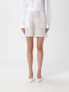 Totême Shorts Toteme Woman Color White In White