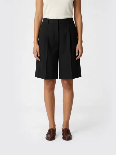 Totême Shorts Toteme Woman Color Black