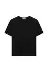 Totême Basic Crewneck T-shirt In Black