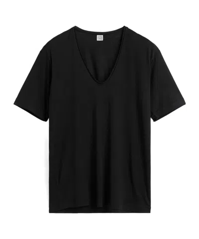 Totême Short-sleeved T-shirt In Black