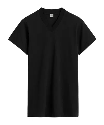 Totême Short-sleeved T-shirt In Black
