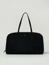 Totême Day Suede Tote Bag In Black