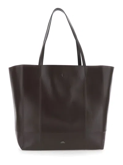 Totême Toteme Shoulder Bag Woman Color Brown In Red