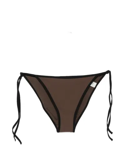Totême Side-tie Bikini Bottoms In White