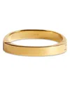 Totême Signature Bangle Bracelet In 18k Gold Plated In Gold