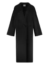 Totême Signature Coat In Black