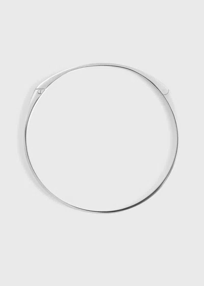 Totême Signature Collar Silver In Metallic