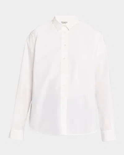 Totême Signature Cotton Button-down Shirt In White