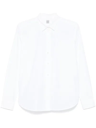 Totême Toteme Signature Cotton Shirt In White