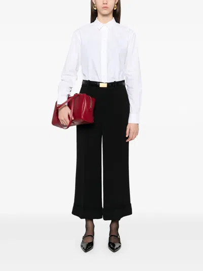 Totême Signature Cotton Shirt In White