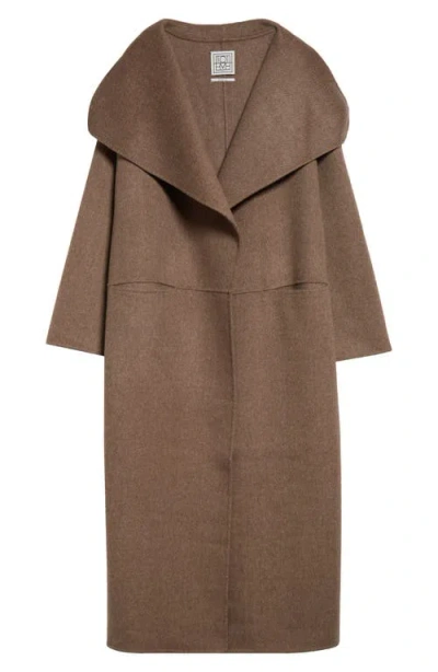 Totême Signature Coat In Neutral