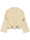 Totême Toteme Signature Double Wool Jacket In Neutral