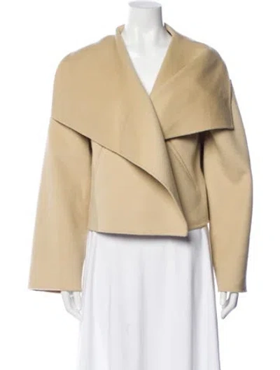 Pre-owned Totême Signature Double Jacket Wool Jacket In Neutral