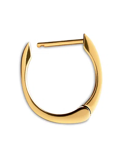 Totême Signature Hoop Earrings In Gold