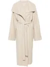 Totême Toteme Signature Linen Coat In Neutral