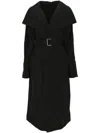 Totême Toteme Signature Long Coat In Black