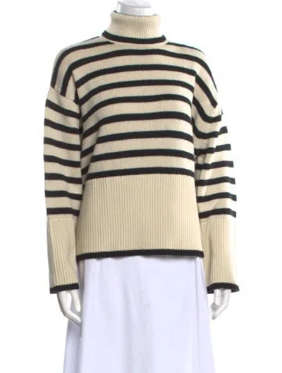 Pre-owned Totême Signature Stripe Wool Sweater In Neutral