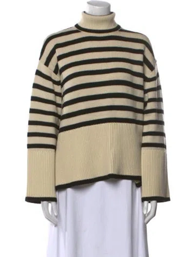 Pre-owned Totême Signature Striped Wool Sweater