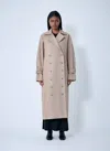 Totême Signature Trench Coat In Neutral