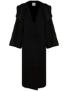 Totême Toteme Signature Wool And Cashmere Coat In Black