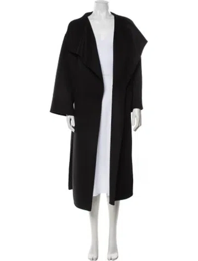 Pre-owned Totême Signature Wool Cashmere Coat Wool Coat In Black