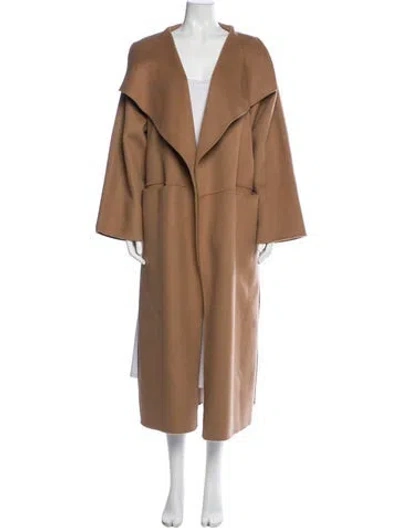 Pre-owned Totême Signature Wool Cashmere Coat Wool Coat In Neutral