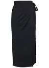 Totême Toteme Silk-blend Midi Wrap Skirt