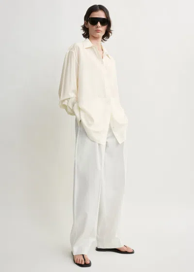 Totême Silk Crepe Shirt Off-white