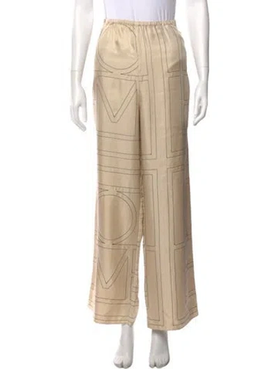 Pre-owned Totême Silk Graphic Print Pajamas