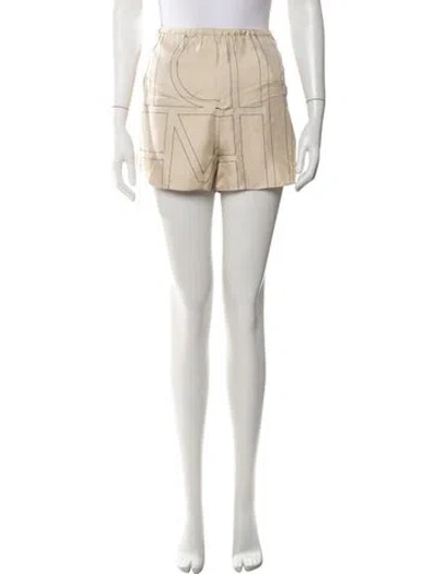 Pre-owned Totême Silk Graphic Print Pajamas In Neutral