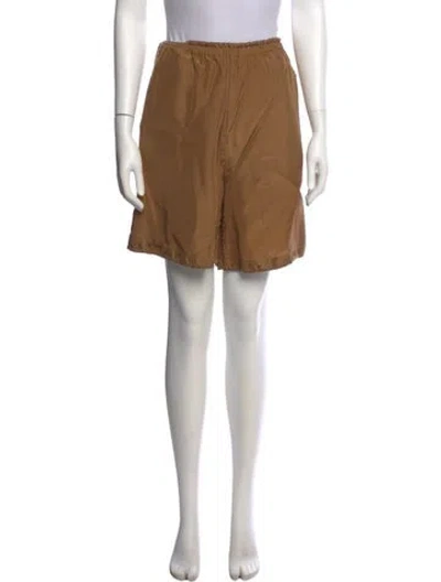 Pre-owned Totême Silk Knee-length Shorts In Neutral