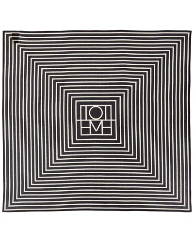 Totême Toteme Silk Scarf In Black