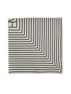 Totême Silk Scarf With Monogram Print In White