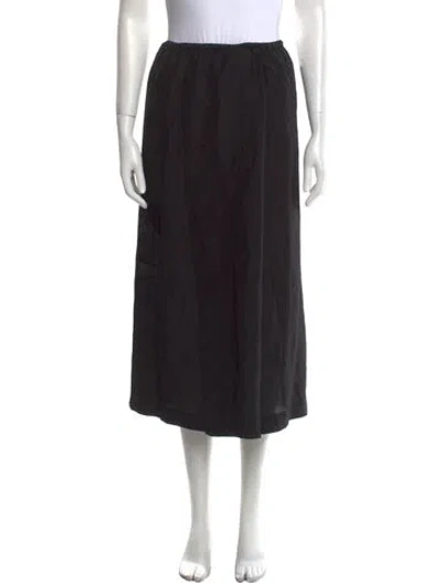 Pre-owned Totême Silk Wide Leg Pants W/ Tags In Black