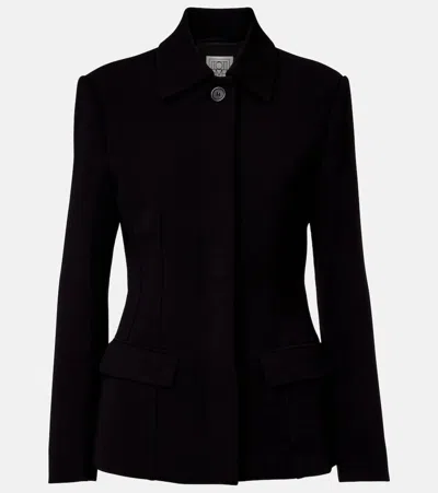 Totême Single-breasted Blazer In Black