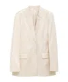 Totême Single-breasted Blazer In White